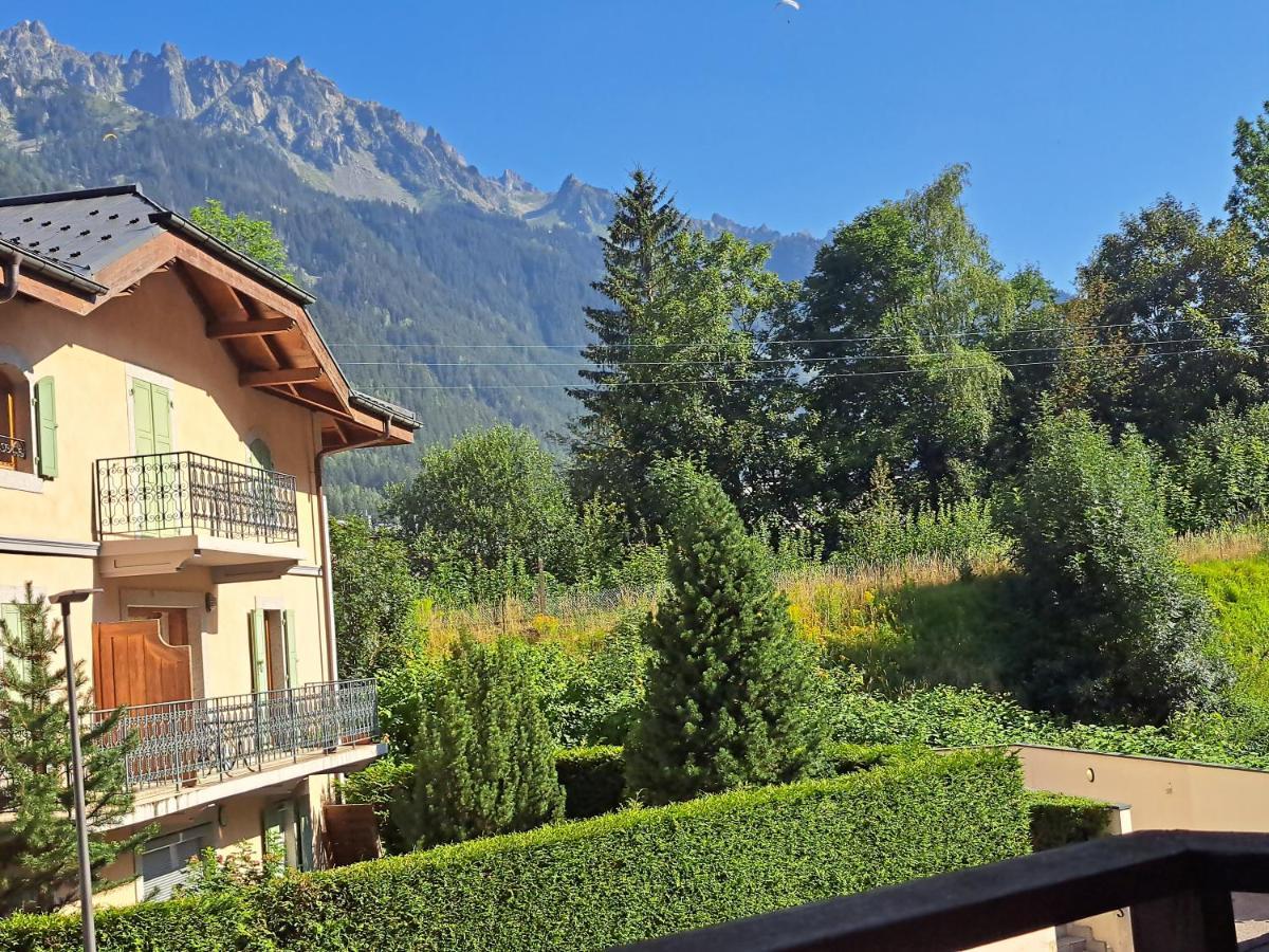 Vue Brevent Sublime En Centre Ville Avec Parking Prive Chamonix Bagian luar foto