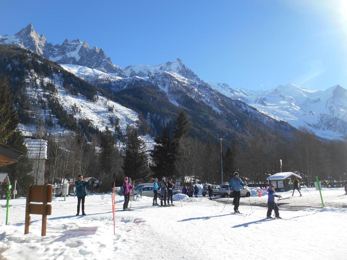 Vue Brevent Sublime En Centre Ville Avec Parking Prive Chamonix Bagian luar foto
