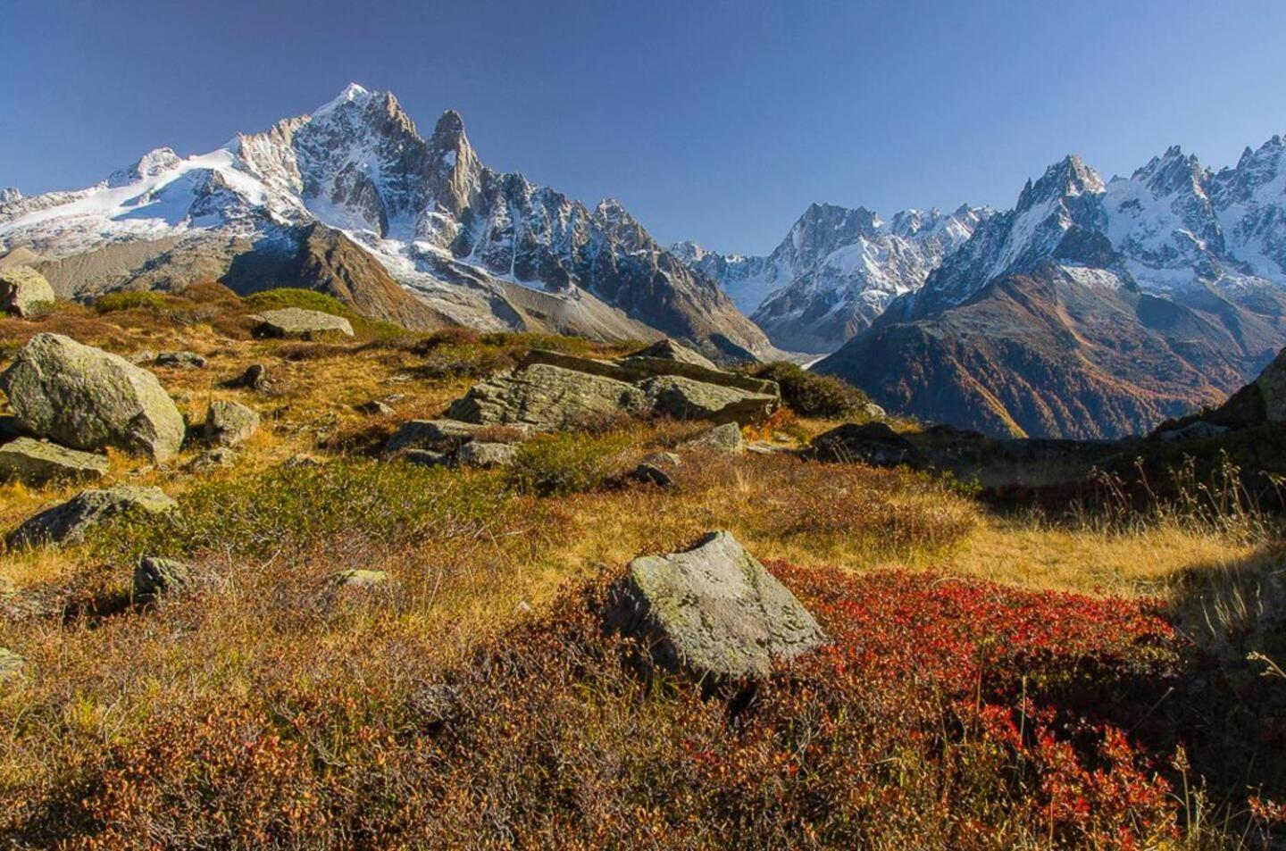 Vue Brevent Sublime En Centre Ville Avec Parking Prive Chamonix Bagian luar foto